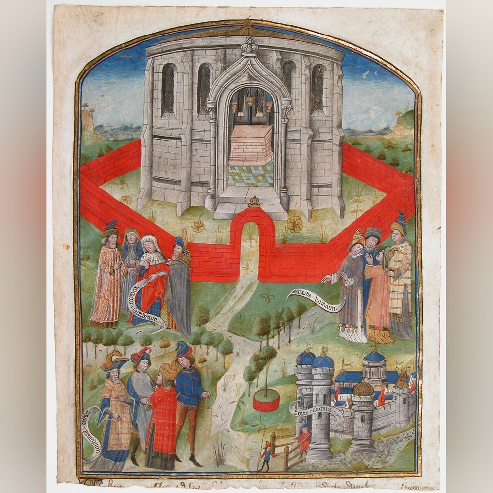 Medieval Manuscript Art Print